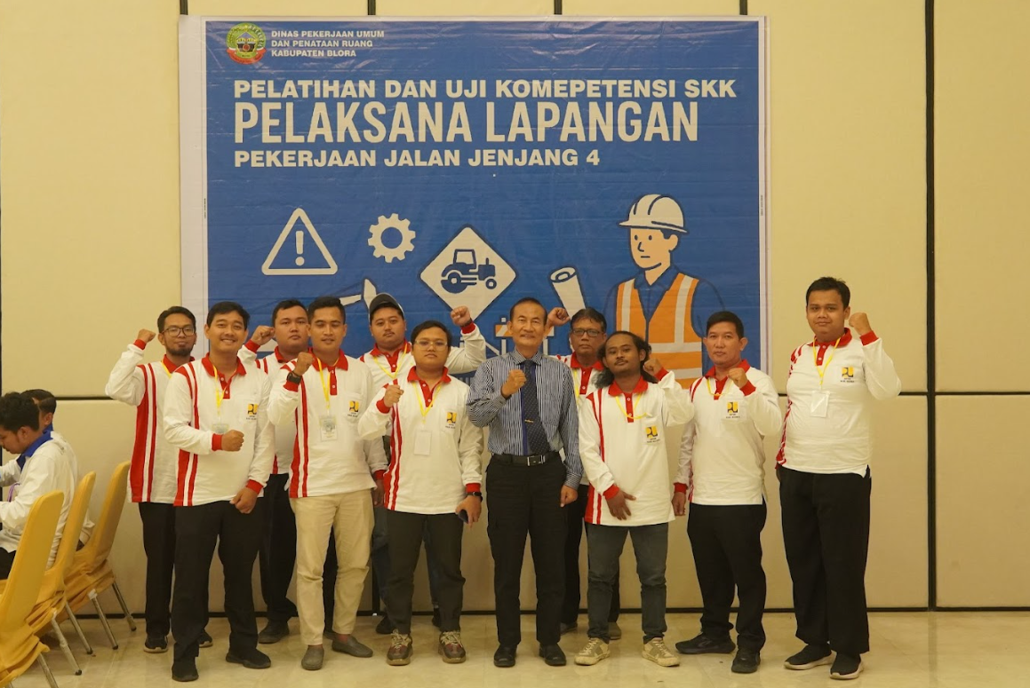 DPUPR Blora Fasilitasi Peningkatan Kapasitas Pelaksana Lapangan Pekerjaan Jalan Jenjang 4